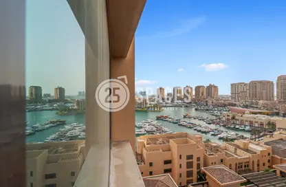 Apartment - 1 Bedroom - 2 Bathrooms for rent in East Porto Drive - Porto Arabia - The Pearl Island - Doha