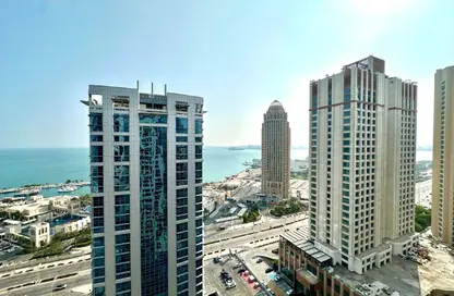 شقة - 4 غرف نوم - 6 حمامات للايجار في برج وست باي - الخليج الجنوبي - الخليج الغربي - الدوحة