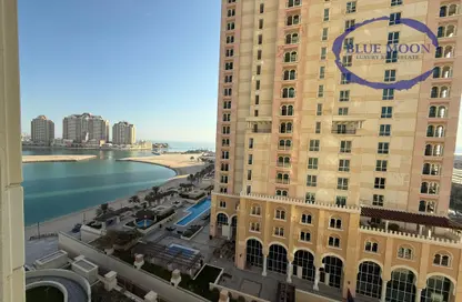 Apartment - Studio - 1 Bathroom for rent in Viva East - Viva Bahriyah - The Pearl Island - Doha