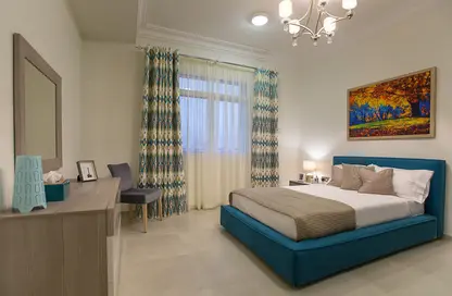 صورة لـ غرفة- غرفة النوم مجمع سكني - 3 غرف نوم - 3 حمامات للايجار في برج أسباير - الوعب - الوعب - الدوحة ، صورة رقم 1