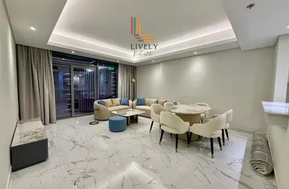 Apartment - 1 Bedroom - 2 Bathrooms for rent in Lusail Marina Heights - Marina District - Lusail