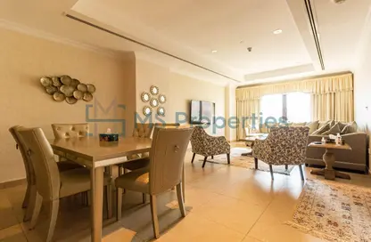 Apartment - 1 Bedroom - 2 Bathrooms for rent in West Porto Drive - Porto Arabia - The Pearl Island - Doha
