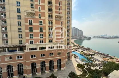 Apartment - Studio - 1 Bathroom for rent in Viva West - Viva Bahriyah - The Pearl Island - Doha