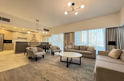 Apartment - 2 Bedrooms - 4 Bathrooms for rent in Lusail Marina Heights - Marina District - Lusail