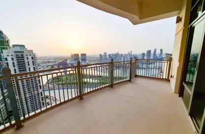 (بنتهاوس  (روف - 3 غرف نوم - 4 حمامات للايجار في ابراج باي - منطقة الأبراج - جزيرة اللؤلؤة - الدوحة