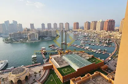 Apartment - Studio - 1 Bathroom for rent in West Porto Drive - Porto Arabia - The Pearl Island - Doha