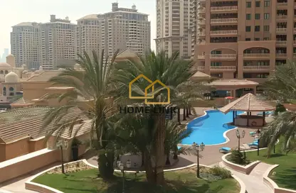 Apartment - 1 Bedroom - 2 Bathrooms for rent in West Porto Drive - Porto Arabia - The Pearl Island - Doha