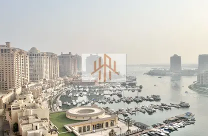 شقة - غرفة نوم - 2 حمامات للايجار في طريق بورتو الغربي - بورتو أرابيا - جزيرة اللؤلؤة - الدوحة