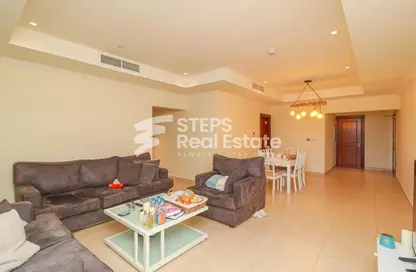 Apartment - 2 Bedrooms - 2 Bathrooms for sale in West Porto Drive - Porto Arabia - The Pearl Island - Doha