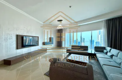 شقة - 2 غرف نوم - 3 حمامات للايجار في برج وست باي - الخليج الجنوبي - الخليج الغربي - الدوحة