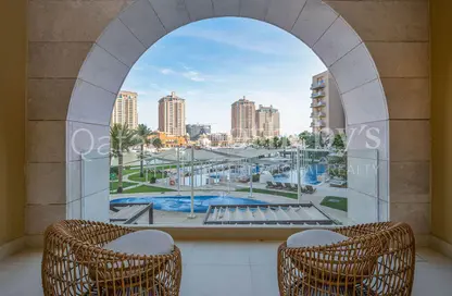 تاون هاوس - غرفة نوم - 1 حمام للبيع في The St. Regis Marsa Arabia Island - Marsa Arabia - جزيرة اللؤلؤة - الدوحة