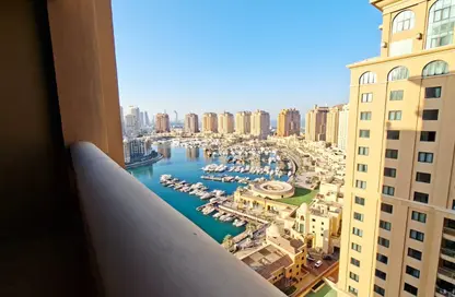 Apartment - 2 Bedrooms - 2 Bathrooms for rent in East Porto Drive - Porto Arabia - The Pearl Island - Doha