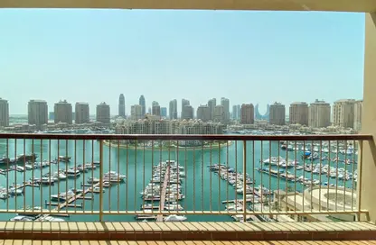 شقة - 2 غرف نوم - 2 حمامات للبيع في طريق بورتو الغربي - بورتو أرابيا - جزيرة اللؤلؤة - الدوحة