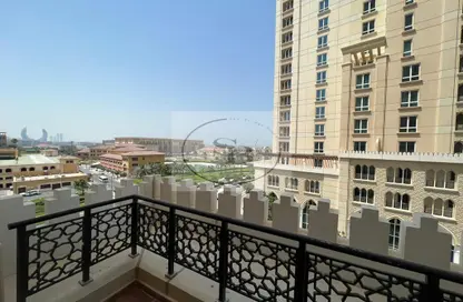 Balcony image for: Apartment - 1 Bathroom for rent in Viva Bahriyah - The Pearl Island - Doha, Image 1