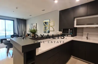 Apartment - 1 Bedroom - 2 Bathrooms for rent in Marina Tower 02 - Marina District - Lusail