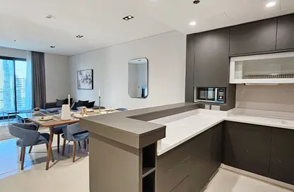 Apartment - 2 Bedrooms - 3 Bathrooms for rent in Lusail Residence - Marina District - Lusail