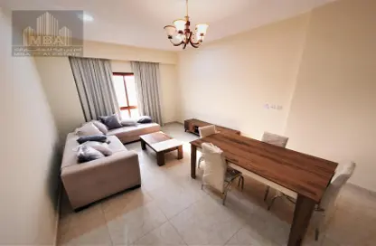 Living / Dining Room image for: Apartment - 2 Bedrooms - 2 Bathrooms for rent in Al Muntazah Street - Al Muntazah - Doha, Image 1