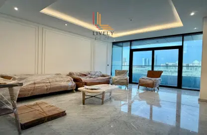 Apartment - 2 Bedrooms - 3 Bathrooms for rent in Lusail Marina Heights - Marina District - Lusail