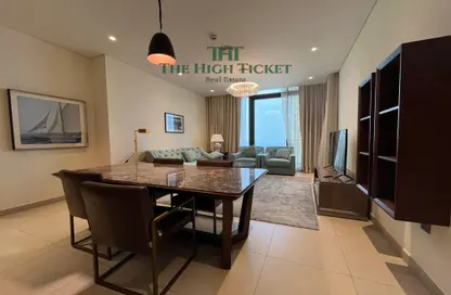 Apartment - 2 Bedrooms - 3 Bathrooms for rent in Lusail Marina Heights - Marina District - Lusail