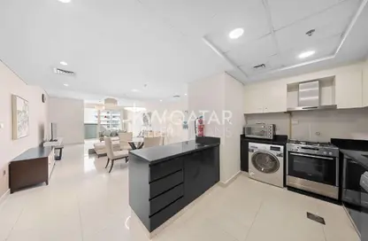 Apartment - 2 Bedrooms - 2 Bathrooms for rent in Burj DAMAC Waterfront - Waterfront Residential - The Waterfront - Lusail