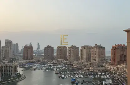 شقة - غرفة نوم - 2 حمامات للايجار في طريق بورتو الشرقي - بورتو أرابيا - جزيرة اللؤلؤة - الدوحة