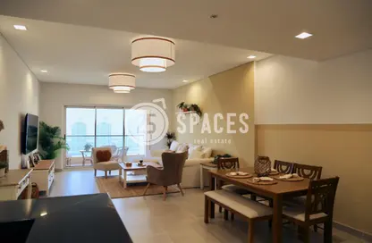 Apartment - 1 Bedroom - 2 Bathrooms for rent in Al Mutahidah Tower - Viva Bahriyah - The Pearl Island - Doha
