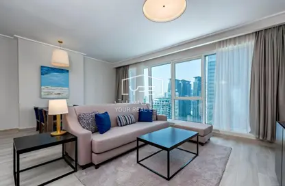 Apartment - 1 Bedroom - 2 Bathrooms for rent in West Bay Tower - West Bay - West Bay - Doha
