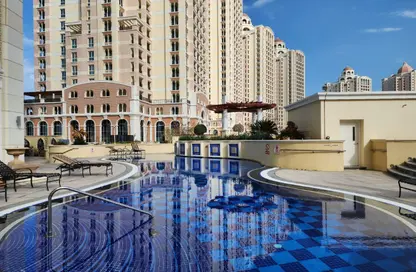 Apartment - Studio - 1 Bathroom for rent in Viva West - Viva Bahriyah - The Pearl Island - Doha