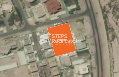 صورة لـ موقع على الخريطة قطعة أرض - استوديو للبيع في شارع عمار بن ياسر - العزيزية - الدوحة ، صورة رقم 1