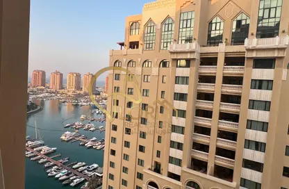 شقة - غرفة نوم - 2 حمامات للايجار في طريق بورتو الشرقي - بورتو أرابيا - جزيرة اللؤلؤة - الدوحة