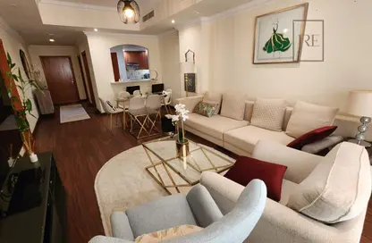 شقة - غرفة نوم - 2 حمامات للايجار في طريق بورتو الشرقي - بورتو أرابيا - جزيرة اللؤلؤة - الدوحة