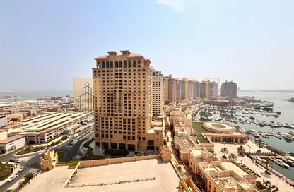 Apartment - 1 Bedroom - 2 Bathrooms for rent in East Porto Drive - Porto Arabia - The Pearl Island - Doha