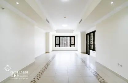 Empty Room image for: Apartment - 2 Bedrooms - 2 Bathrooms for rent in East Porto Drive - Porto Arabia - The Pearl Island - Doha, Image 1