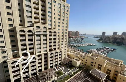 Apartment - 1 Bathroom for rent in Tower 19 - Porto Arabia - The Pearl Island - Doha