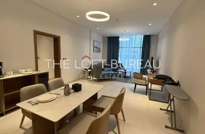 شقة - غرفة نوم - 2 حمامات للايجار في البلاج الجنوبي - البلاج - جزيرة اللؤلؤة - الدوحة