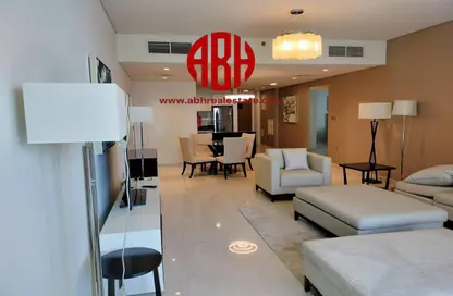 Living / Dining Room image for: Apartment - 2 Bedrooms - 3 Bathrooms for sale in Marina 9 Residences - Marina District - Lusail, Image 1