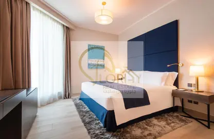 Room / Bedroom image for: Apartment - 2 Bedrooms - 3 Bathrooms for sale in Centara West Bay Residences  and  Suites Doha - Diplomatic Street - West Bay - Doha, Image 1