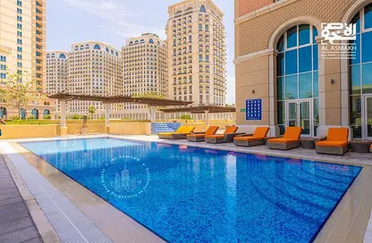 Apartment - 1 Bedroom - 2 Bathrooms for rent in Tower 26 - Viva Bahriyah - The Pearl Island - Doha