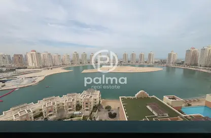 شقة - 2 غرف نوم - 3 حمامات للايجار في فيفا غرب - فيفا بحرية - جزيرة اللؤلؤة - الدوحة