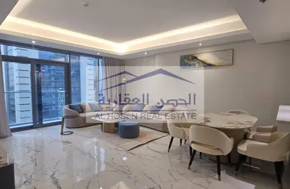 شقة - غرفة نوم - 2 حمامات للايجار في مرتفعات مارينا لوسيل - منطقة المارينا - الوسيل