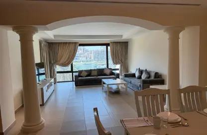 Apartment - 2 Bedrooms - 3 Bathrooms for rent in East Porto Drive - Porto Arabia - The Pearl Island - Doha