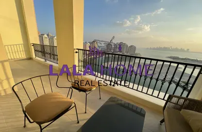 Duplex - 3 Bedrooms - 5 Bathrooms for rent in Viva West - Viva Bahriyah - The Pearl Island - Doha