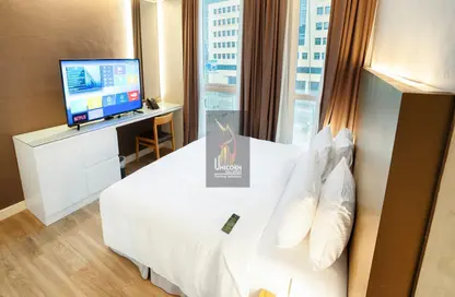 Room / Bedroom image for: Apartment - 2 Bedrooms - 2 Bathrooms for rent in Al Muntazah Street - Al Muntazah - Doha, Image 1