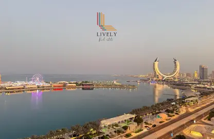 Apartment - 2 Bedrooms - 3 Bathrooms for rent in Lusail Residence - Marina District - Lusail