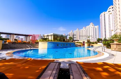 Apartment - 2 Bedrooms - 2 Bathrooms for rent in Viva Bahriyah - The Pearl Island - Doha