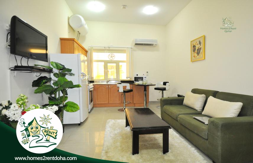 Apartment for Rent in Al Dafna FF 2BHK ! All Inclusive ! Short & Long