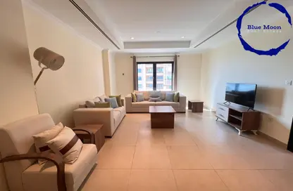 Apartment - 1 Bedroom - 2 Bathrooms for rent in East Porto Drive - Porto Arabia - The Pearl Island - Doha