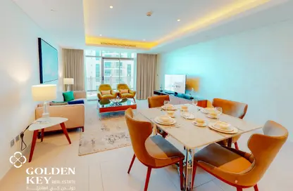 شقة - غرفة نوم - 2 حمامات للايجار في برج رقم 1 - منطقة الأبراج - جزيرة اللؤلؤة - الدوحة