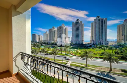 Balcony image for: Apartment - 3 Bedrooms - 4 Bathrooms for rent in Giardino Apartments - The Pearl Island - Doha, Image 1