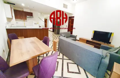 Living / Dining Room image for: Townhouse - 3 Bedrooms - 5 Bathrooms for rent in Residential D5 - Fox Hills South - Fox Hills - Lusail, Image 1